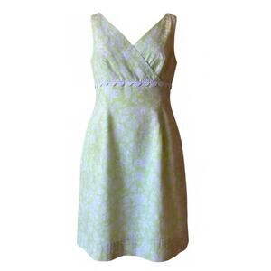 Vintage Lilly Pulitzer Seashell Print Babydoll Dress White Label Under Sea Sz 4